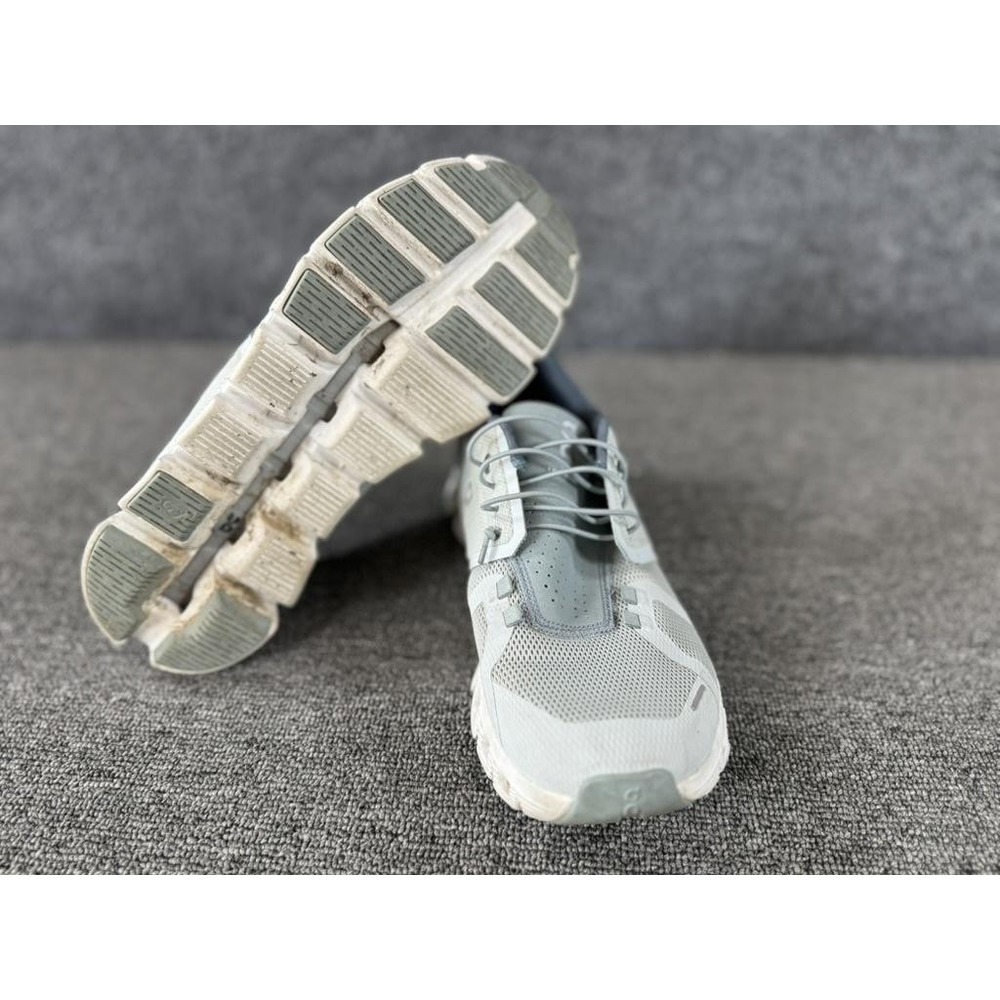 On Cloud Shoes Womens 9 Gray White CloudTec Mesh Running Sneaker Athletic - Picture 10 of 15